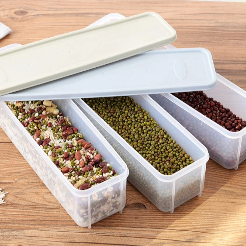 

Multifunction Spaghetti Box Rectangular Noodle Storage Box Kitchen Grain Noodles Sealed Box Container