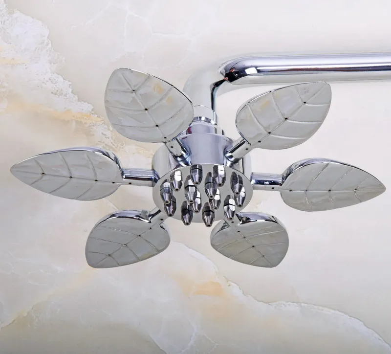 

7.7" ( inch ) Polished Chrome Brass Flower Shape Bath Rainfall Shower head / Bathroom Accessory (Standard 1/2") ash202