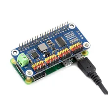Waveshare сервопривод шляпа для Raspberry Pi Zero/Zero W/Zero/2B/3B/3B+, 16 каналов, 12-разрядный, I2C Интерфейс, ШИМ-выход