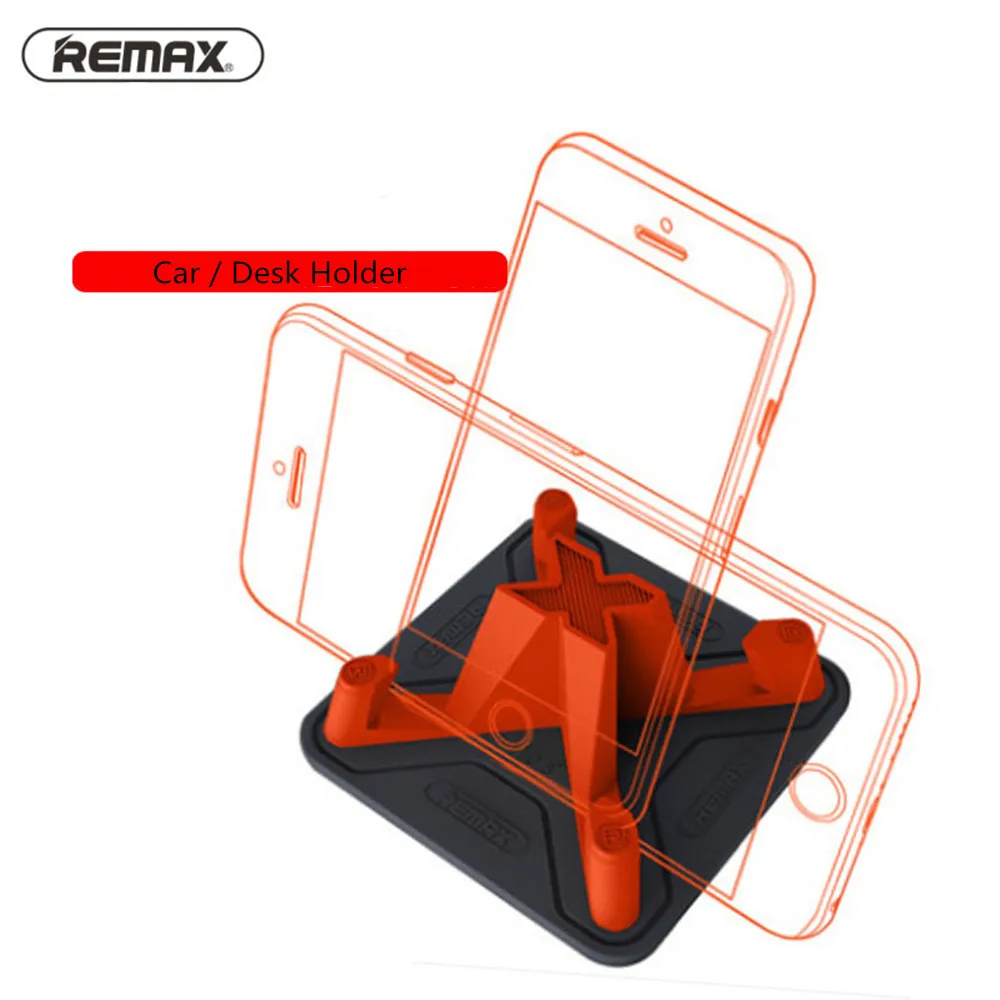 

Remax Car Phone Holder Soft Silicone Anti Slip Desk Holder for Smart Mobile Phone Tablet Holder Stand For iPhone 7 5s 6 samsung