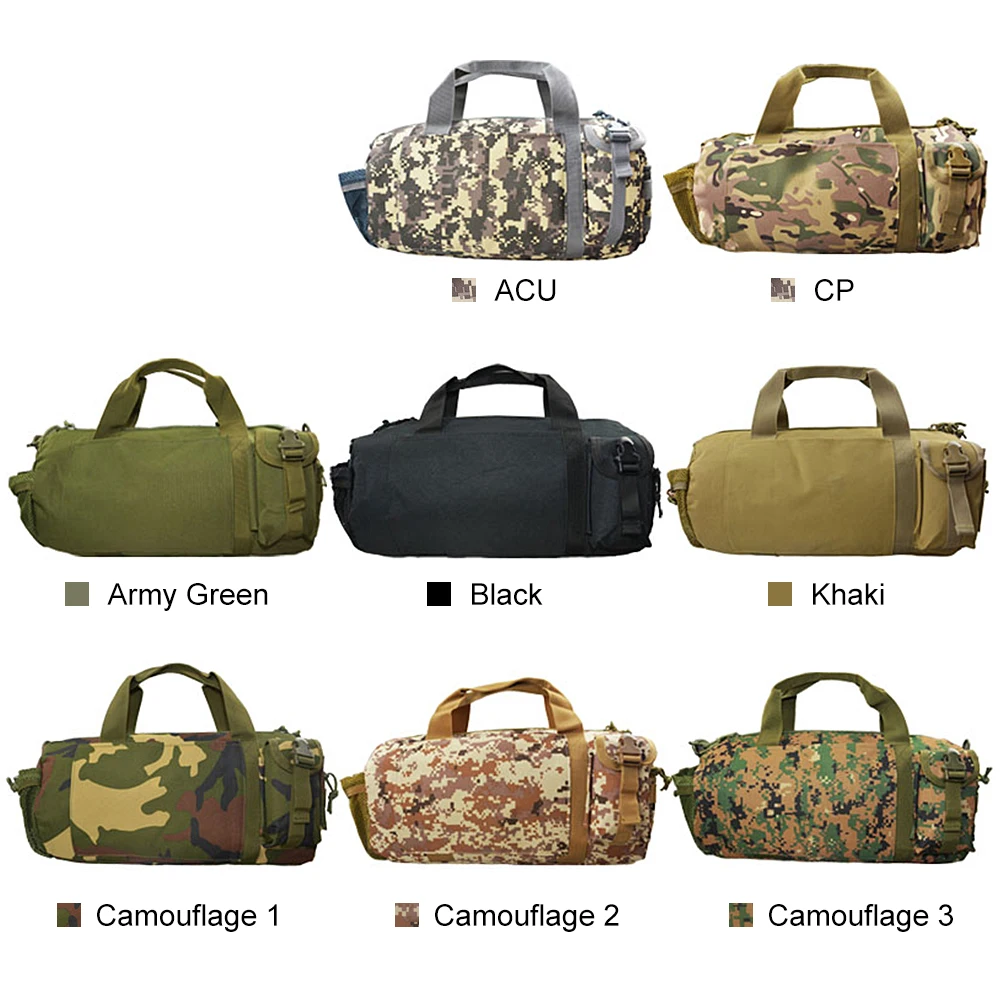 Military Hand Bag Tactical Duffel Bag for Men Outdoor Shouder Bags Sport Fishing Hiking Travel Climbing Shoulder Army Bag