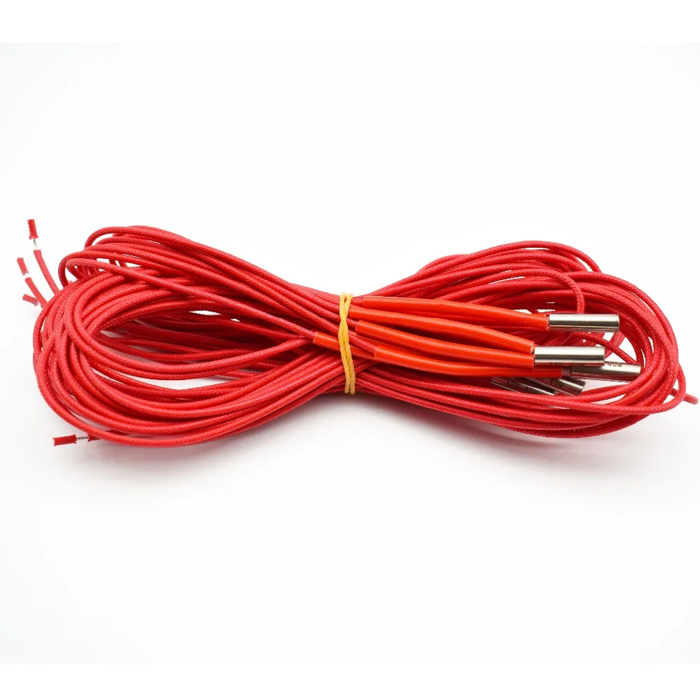 

5pcs 12V 40W Ceramic Cartridge heater for CR-10 3D printer Makerbot / Reprap / Mendel Heating Tube Reprap for HotEnd J-Head