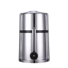 Дробилка льда из нержавеющей стали, ручная мини-ледобритва, измельчитель, ручной снежный конус, смузи, машина для лома льда