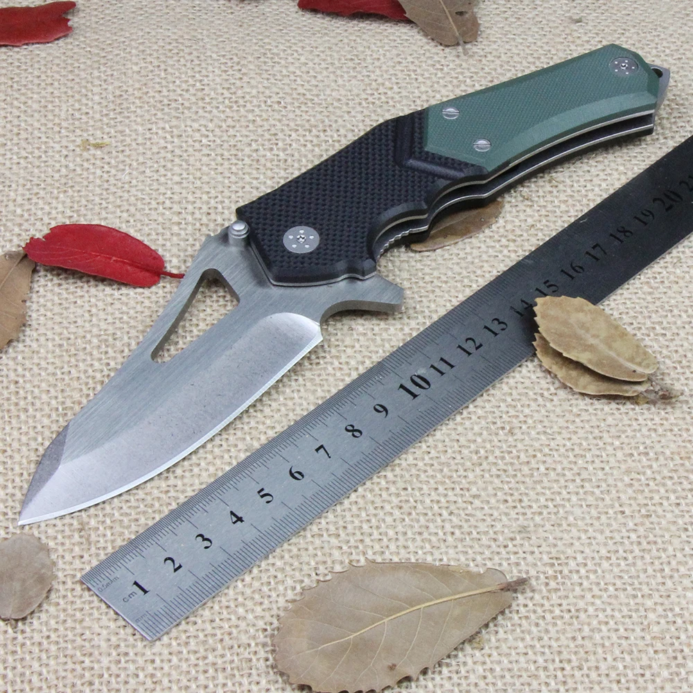 

High quality Custom MDF-3 folding knife G10 handle 9 cr13 steel blade outdoor camping survival tool Tactical knives