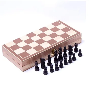 

Wholesale Folding Wooden Chess Portable International Chess