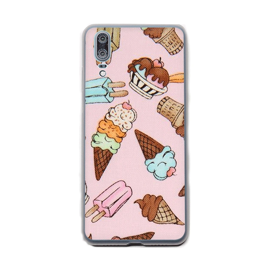 Чехол для телефона Gerleek Donuts Pizza Huawei P8 P9 P10 P20 Pro P Smart Lite Mini Plus|Чехлы-накладки| |