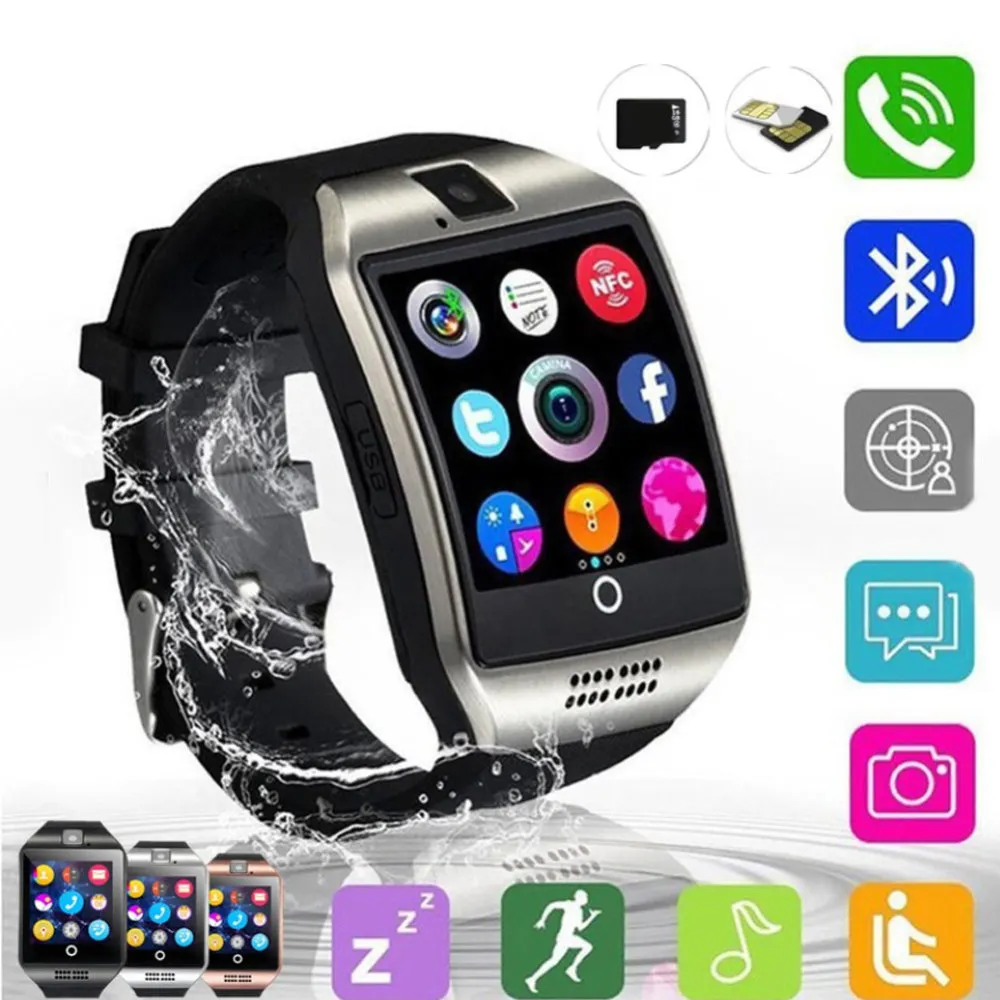 

Hot sale Bluetooth Smartwatch Camera Smart Watch Tracker Sport Support SIM TF Card IOS Android Bluetooth Smartwatch Tracker