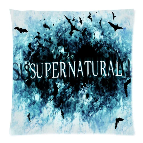 Supernatural Grande Zippered Pillowcase Standard Size 18x18 Pillow Cover One Side Design | Дом и сад
