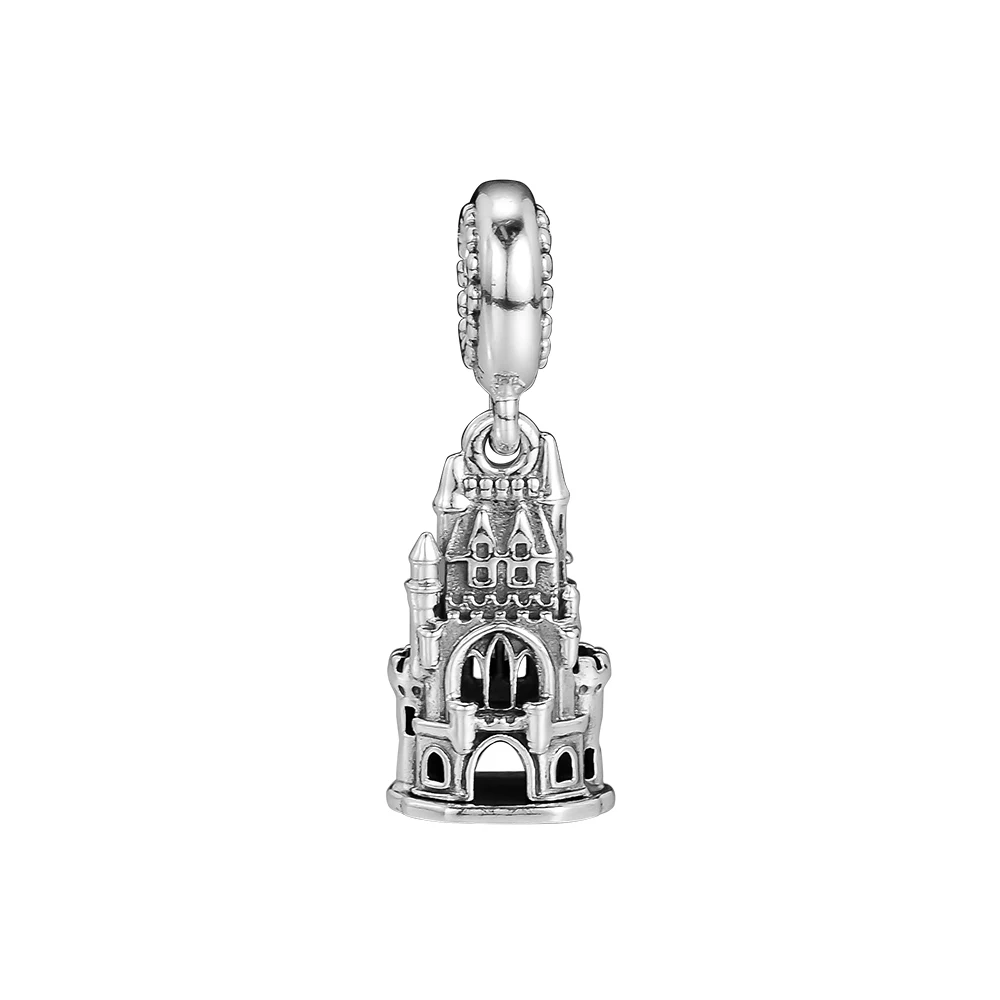 

Pandulaso Original 925 Sterling Silver Jewelry Regal Castle Dangle Charm Fit Charms Bracelets & Bangles Woman DIY Beads