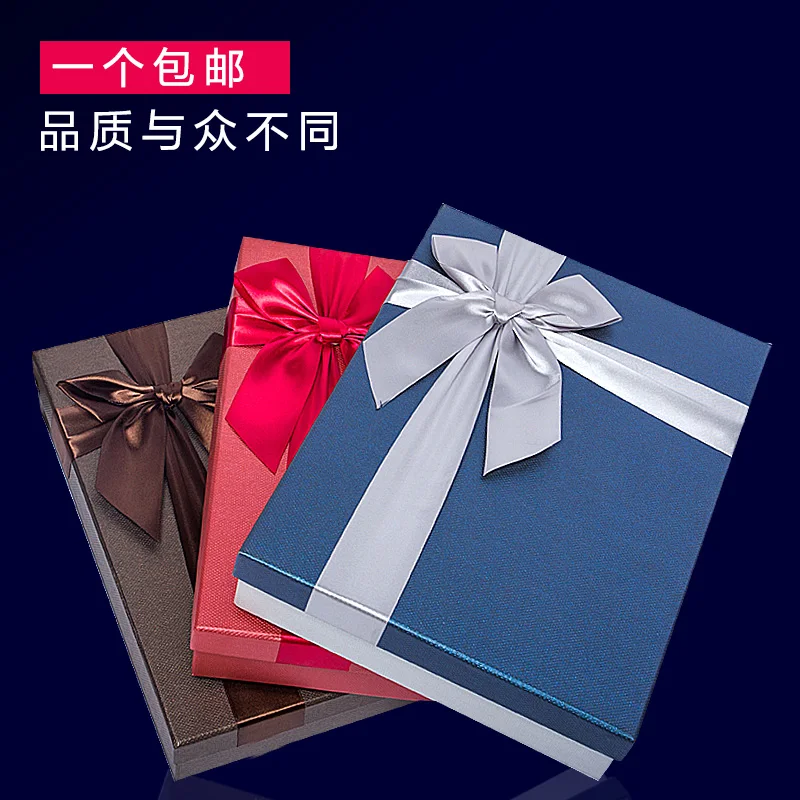 

Rectangle Large Packing Party Supply Cardboard Boxes Paper Candy Box Wedding Gift Christmas Decoration Boxes