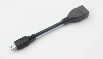 

High Quality female USB A to Male Mini 5Pin USB OTG Cable 50pcs/lot