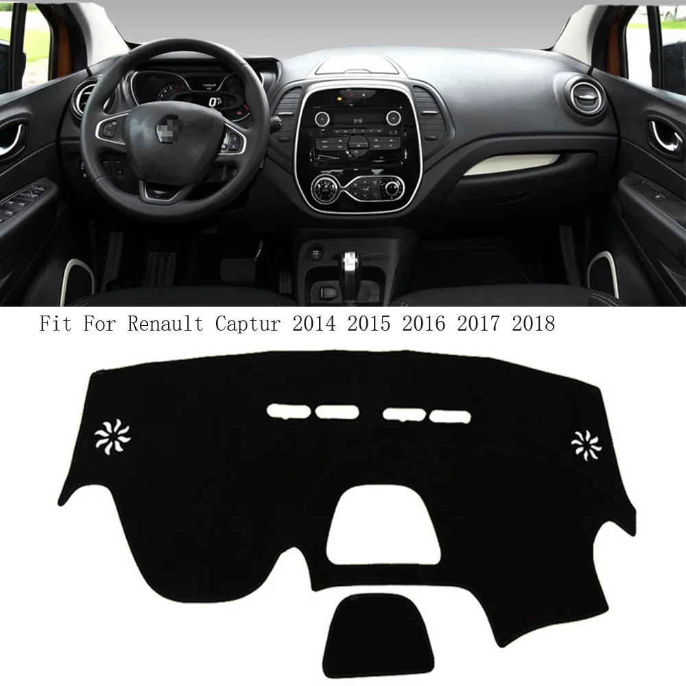 Брендовый чехол для приборной панели коврик защита ковра подходит Renault Captur 2014 2015