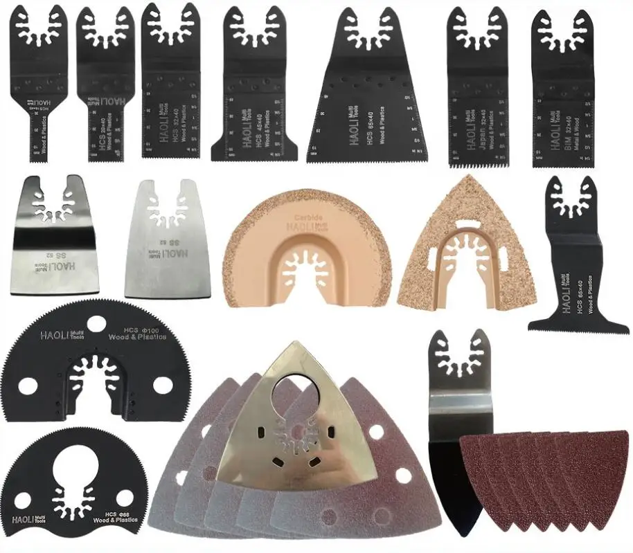 

66 pcs Oscillating multi Tool Saw Blades Accessories fit for Multimaster power tools as Fein,Black&Decker etc,quick change tool