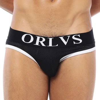 

ORLVS Brand Male Underwear Man Briefs Cueca Gay Underwear Briefs Man Cotton Underpants High Quality Sexy Men Underwear