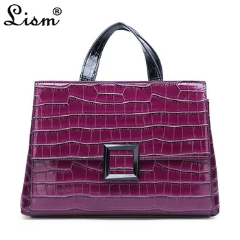 

Bags for women 2018 High quality PU leather ladies handbag fashion shoulder Messenger bag luxury brand designer crocodile bag