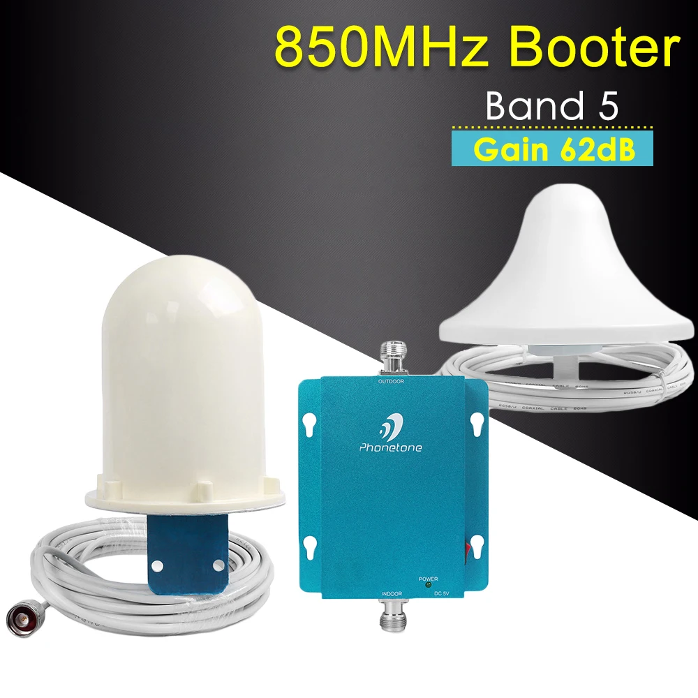 

850MHz Repeater Mobile Signal Booster CDMA 3G Repeater Cellular Amplifier 850mhz 62dB GSM Repeater 3G Signal Booster Amplifier