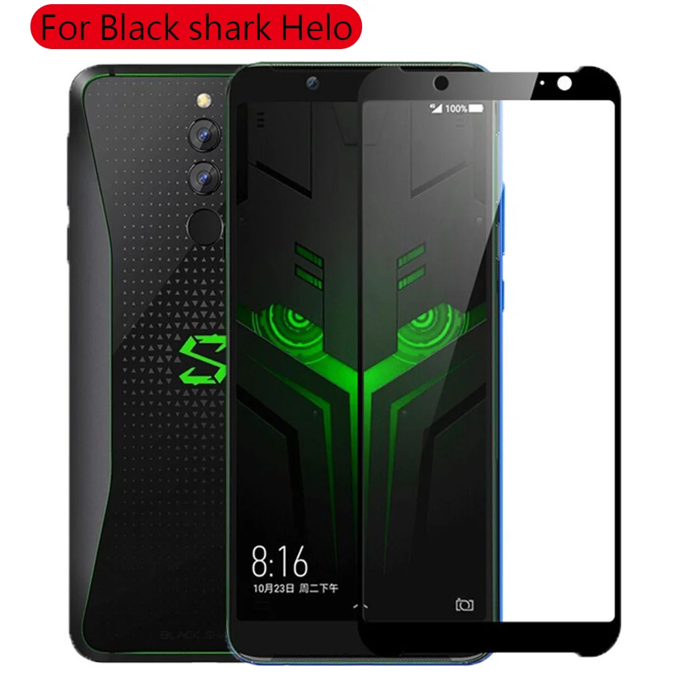 5D 9H полное покрытие из закаленного стекла для Xiaomi Black Shark 1 2 Защита экрана для Xiaomi Black Shark Helo полная клеевая стеклянная пленка