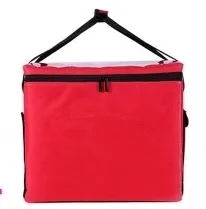 High-end 51L 45L пиццы Термальность сумка коробки для тортов и пирожных морозильник сумка-холодильник для пикника 8 мм на плечо сумка на плечо; для ланча сумка-холодильник - Цвет: rectangle 45L  red