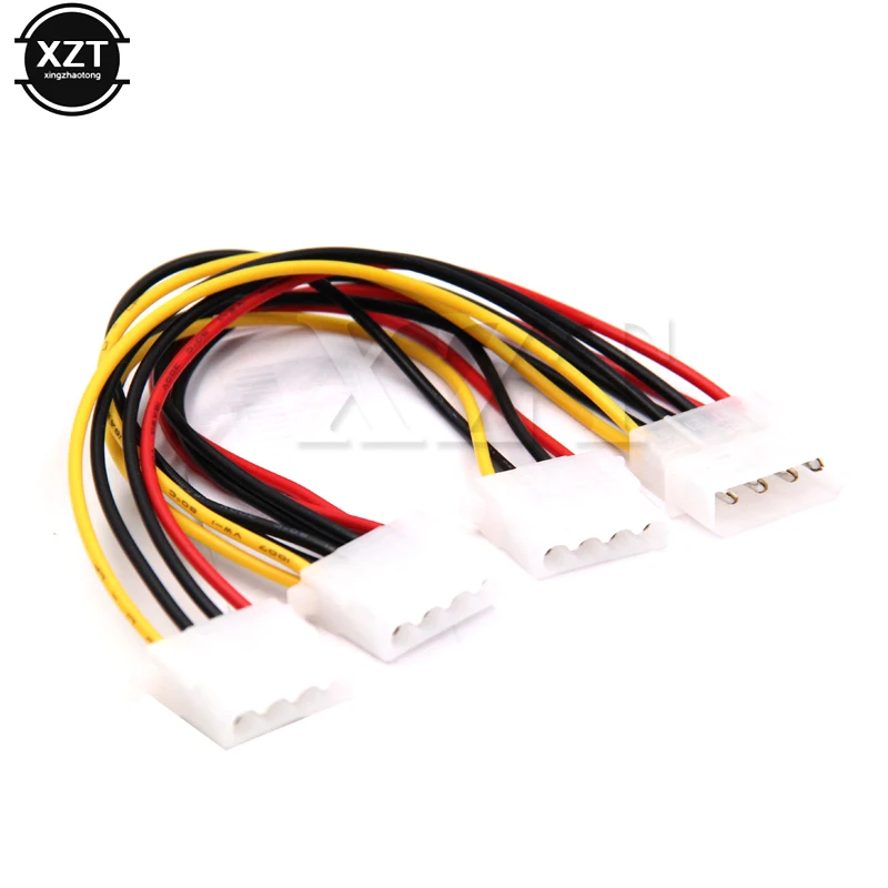 1 шт. Стандартный 4 контактный на 3 портовый Molex IDE адаптер питания высокого