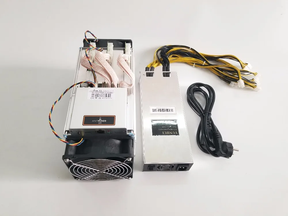 Bitmain AntMiner V9 4TH/S Bitcoin BCC BCH BTC Майнер(с БП) лучше, чем AntMiner S3 S3+ S5 S7 T9+ S9 S9i