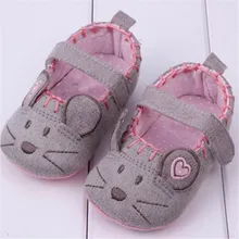 Новейшая модель; очень милая мягкая детская обувь принцессы с мышкой для девочек и мальчиков; детская обувь; 3 размера на выбор; Новинка