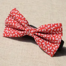 Красный лепестки, повседневный коммерческий галстук-бабочка, хлопковый галстук, бабочка, мужской галстук-бабочка, Женский бант, галстуки для мужчин, галстук-бабочка