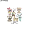 ZOTOONE-patchs ours mignons à transférer sur T-Shirt, autocollants, cadeaux pour enfants, bricolage, chien ► Photo 2/6