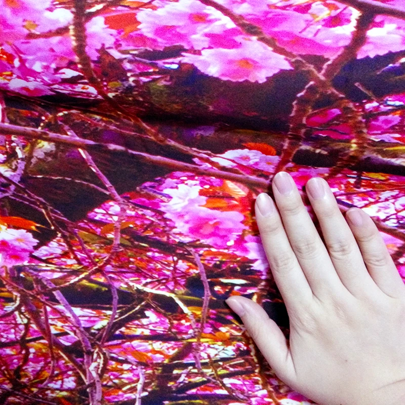 Розовый Сакура авеню винтажная ткань психоделический гобелен настенный полиэстер тонкий диван одеяло художественные настенные ковры йога коврик-шарф