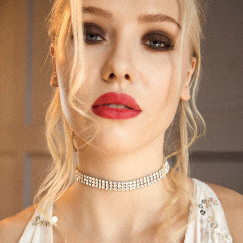 Simple Newest fashion font b jewelry b font accessories Bohemia font b crystal b font choker