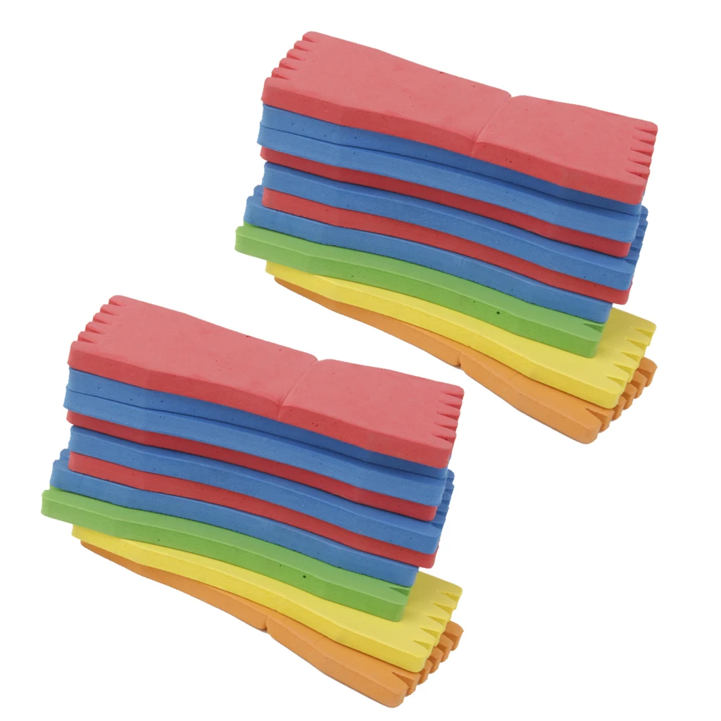 20 Pieces Foam Fish Winding Storage Boards Line Fishing Lure Trace Wire Holder Carp Plates Fishing Tackle Box Accessories