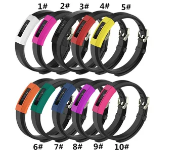 

100pcs Silicon Rubber Case Cover Sleeve Protector for Fitbit Alta Alta HR Fitness Tracker Wristband