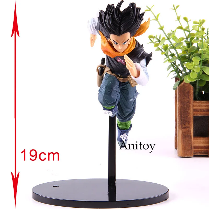 BWFC фигурка Android 17 Dragon Ball ПВХ Аниме Коллекция Модель игрушки Banpresto Dragon Ball Z Android 17 подарок для детей