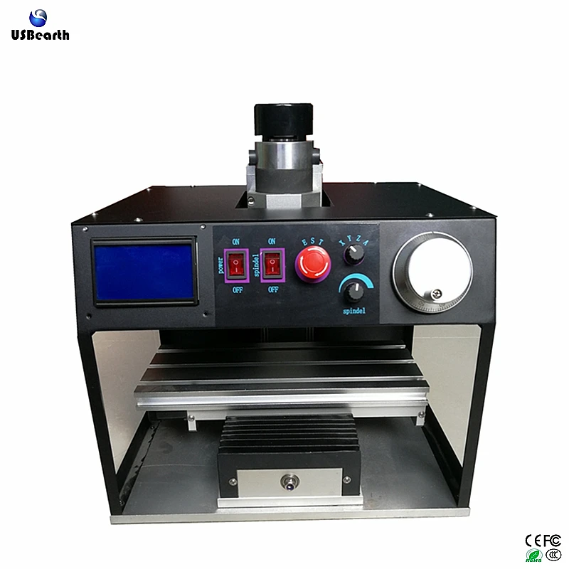 CNC Vertical engraving machine 1010 column type cnc milling 400W spindle | Инструменты