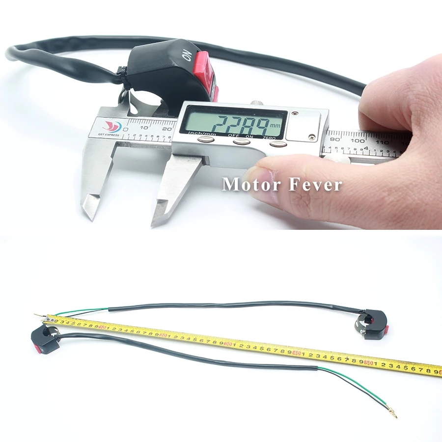 1 par Universal reajuste motocicleta interruptor de agarre a prueba de agua 2 líneas de apagado/encendido rojo/Azul Sistema eléctrico interruptor de botón 1 par Universal reajuste motocicleta interruptor de agarre a prueba de agua 2 líneas de apagado/encendido rojo/Azul Sistema eléctrico interruptor de botón