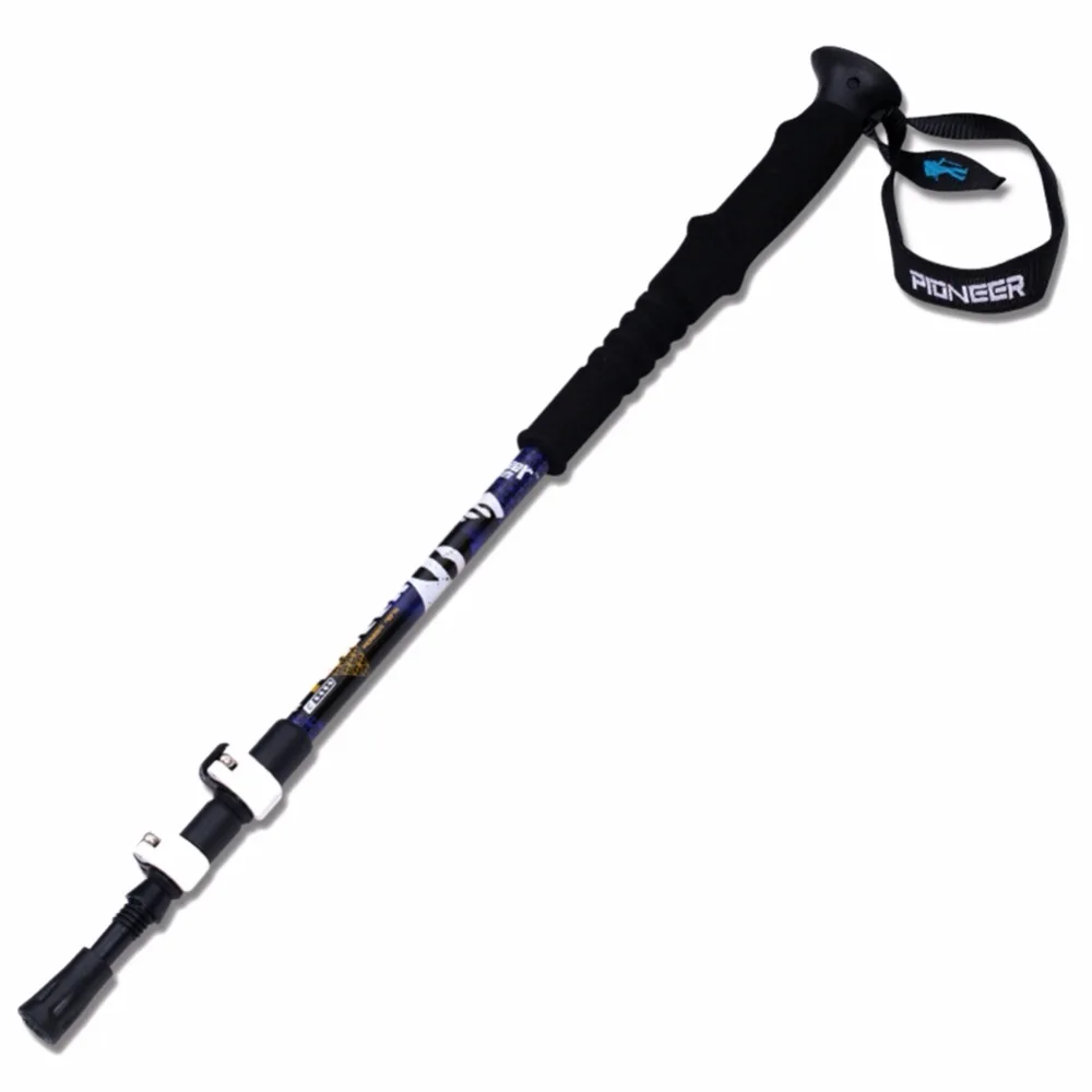 

1 Piece / Pair Walk Stick 7075 Alu Pole 65-135 cm Adjustable Length 254 g Weight Light Climbing High Quality