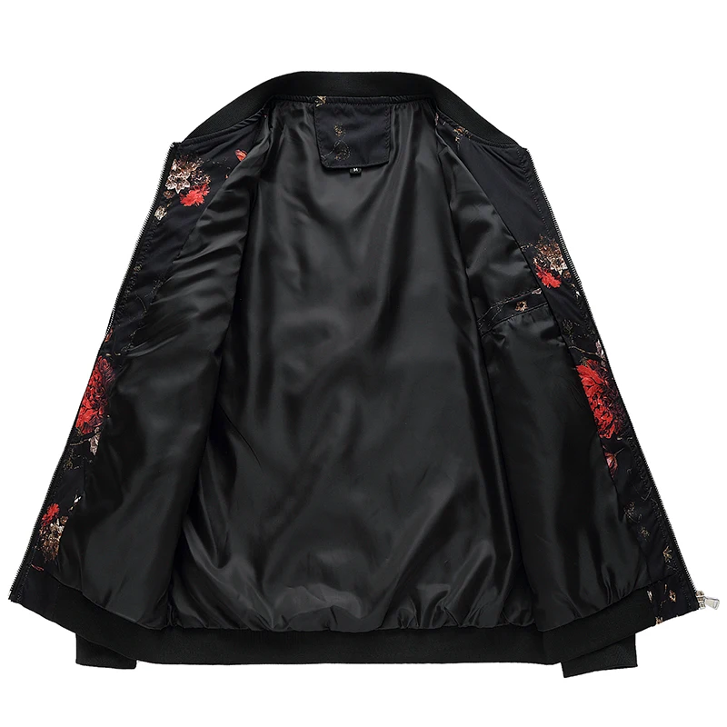 2017 Autumn Bomber Jacket Men Fashion Slim Fit Mens Casual Print Jacket Long Sleeve Stand Collar Windbreaker Coat Male 3XL-M Hot 2017 Autumn Bomber Jacket Men Fashion Slim Fit Mens Casual Print Jacket Long Sleeve Stand Collar Windbreaker Coat Male 3XL-M Hot