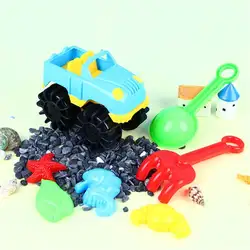 7 шт. Jeep игрушка для пляжа набор формочка для песка здание Дети Лето игры на открытом воздухе игрушечные лошадки