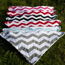 Стиль Chevron мальчиков темно-Chevron Хлопок Minky бандана нагрудник ребенка силиконовый нагрудник дети нагрудник №