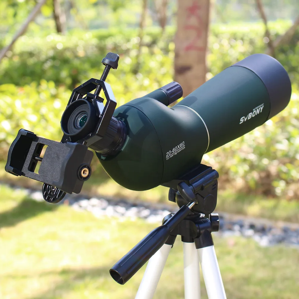 20 60x60 Spotting Scope BAK4 Waterproof Zoom Spotting