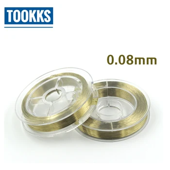 

500m 0.08mm MECHANIC Diamond Wire Glass LCD Screen Separator Handles Phone Separator Tools