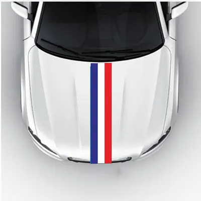 1 шт./лот 1 м* 15 см m-цветная Германия Италия Французский флаг Полосатый Автомобильный капот виниловая наклейка на тело для BMW M3 M5 M6 E46 E92 серия