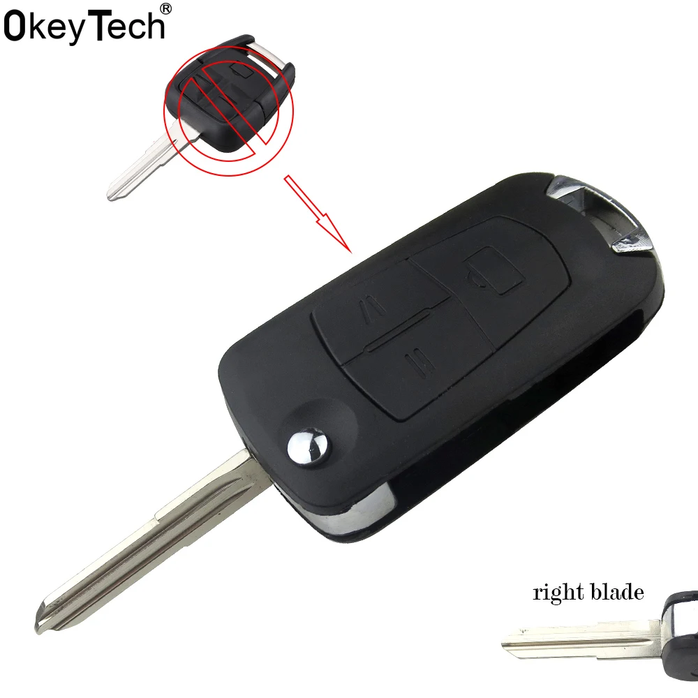 Чехол-книжка для ключей OkeyTech 3 кнопки Vauxhall Opel Astra Vectra Zafira | Автомобили и мотоциклы