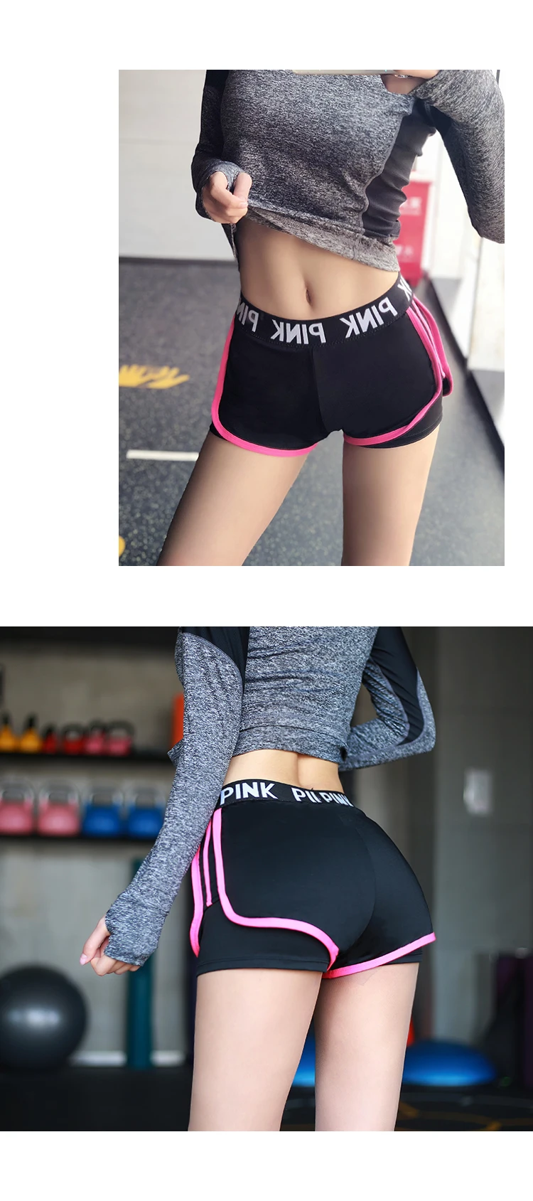 ALBREDA, спортивные беговые шорты с буквенным принтом, женские шорты для йоги, сексуальные шорты с пуш-ап эффектом, средняя талия, для спортзала, фитнеса, эластичные быстросохнущие шорты для бега
