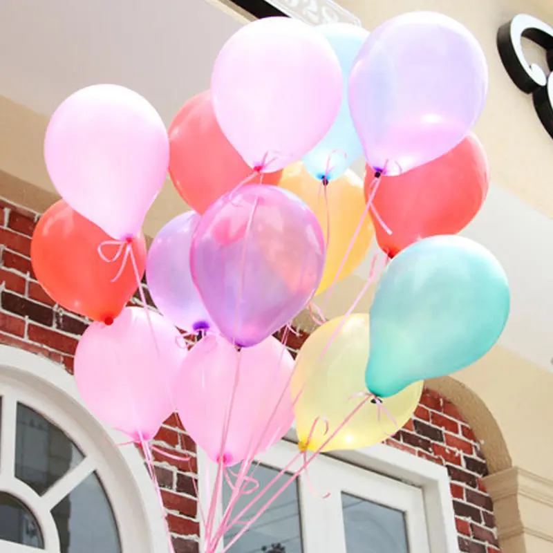 

100pcs/lot 10inch Latex Party Decor Balloons Thickening Pearl Party Birthday Wedding Balloon Multicolor Single colors