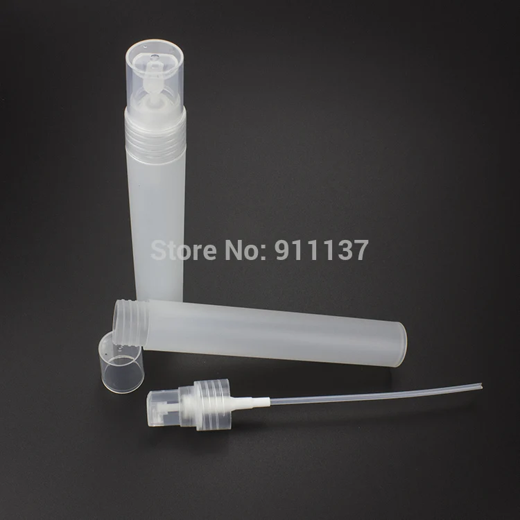 20pcs 2ML 3ML5ML 8ML 10ML Clear Plastic Spray Bottle Portable Perfume  Atomizer Mini Sample Test Tube Thin PET Vials