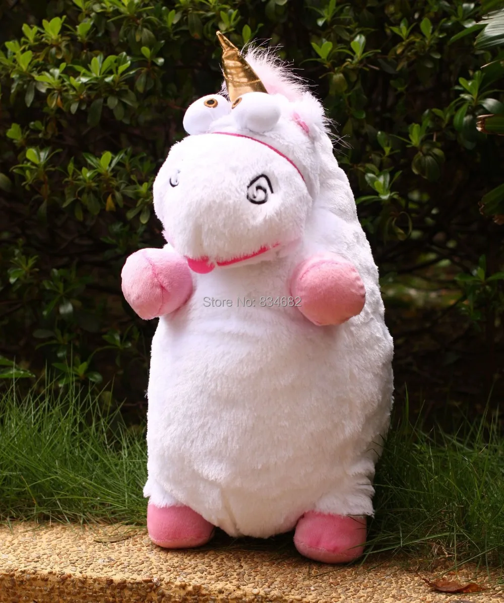 

J.G Chen Fluffy Unicorn Plush 16 inch/42cm Kawaii IN STOCK Stuffed Toys Animal Figure Doll Xmas Birthday Girl Gift