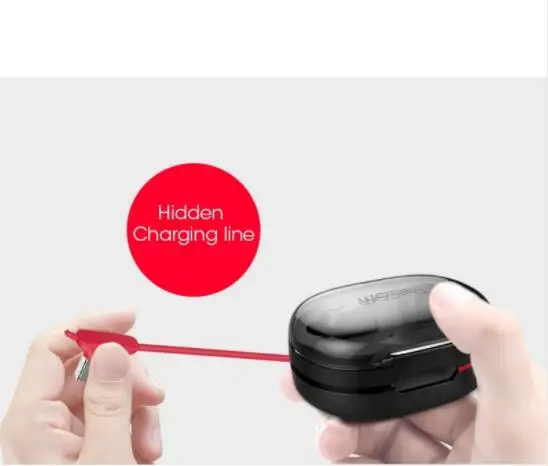 DACOM K6H TWS Bluetooth наушники True Беспроводные с зарядным чехлом мини невидимый наушник