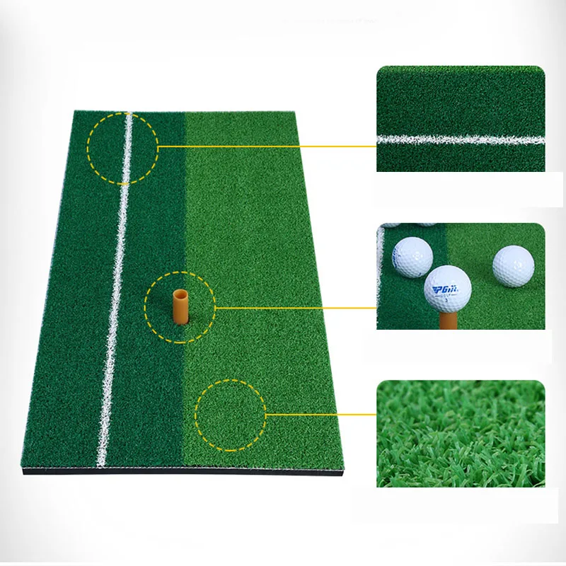 

Wholesale Indoor Home Office Golf Swing Practice Training Mats Pad with Rubber Ball Tee Holder for Trainer Beginner 60*30cm