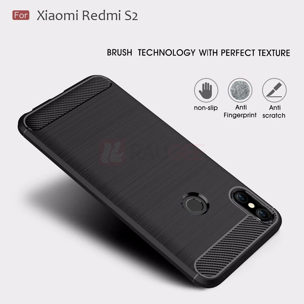 Чехол для Redmi S2, чехол, противоударный, армированный, силиконовый, углеродное волокно, мягкий, ТПУ, бампер, чехол, чехол для Xiaomi Redmi S2, Redmi S2, чехол