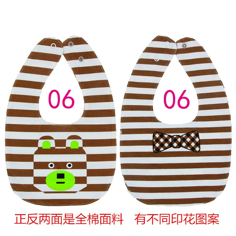 Adjustable Baby Bibs EVA Plastic Waterproof Lunch Feeding Bibs Baby Cartoon Feeding Cloth Children Baby Apron Babador de bebe - Цвет: 6